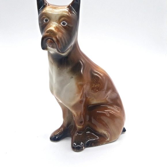 MCS Collectable Other - VINTAGE MCS BRAZIL PORCELAIN BOXER DOG FIGURINE